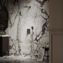 Baroque Chrome Thermostatic Shower with Handheld Shower