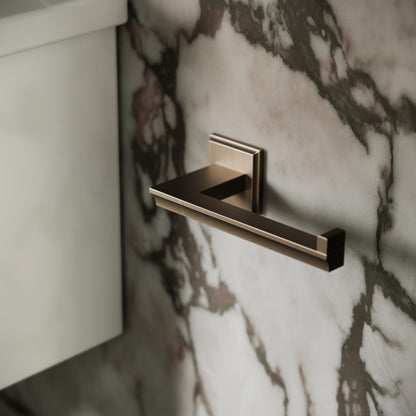 Baroque Brushed Bronze Toilet Roll Holder