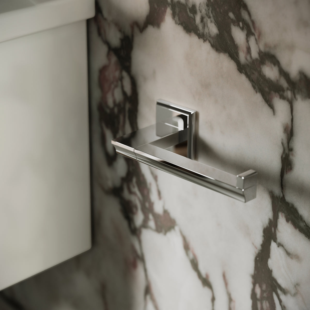Baroque Chrome Toilet Roll Holder