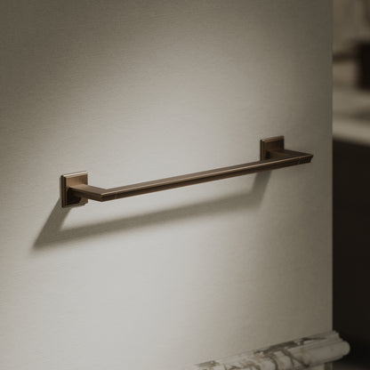 Baroque Brushed Bronze Towel Bar Rail 523mm