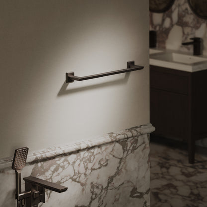 Baroque Deep Bronze Towel Bar Rail 523mm