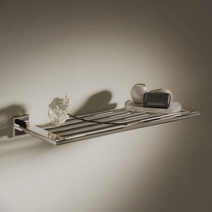 Baroque Chrome Towel Shelf