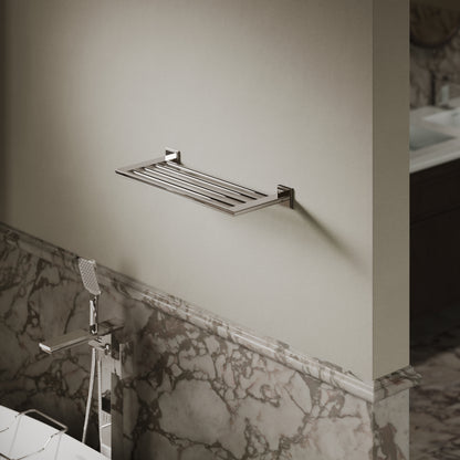 Baroque Chrome Towel Shelf