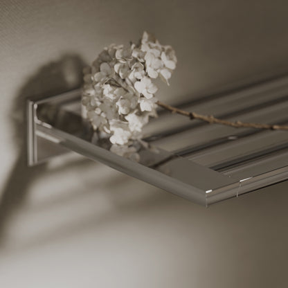 Baroque Chrome Towel Shelf