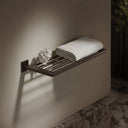 Baroque Deep Bronze Towel Shelf