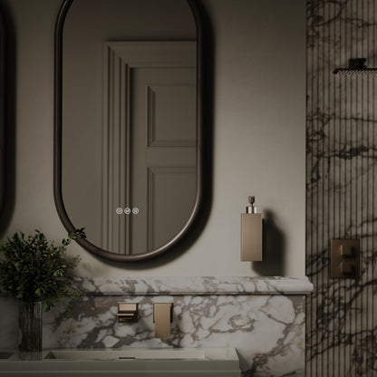 Baroque Brushed Bronze Wall Mounted Soap Dispenser