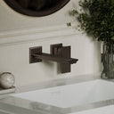 Baroque Deep Bronze Wall Mounted Basin Mixer Tap V2