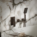 Baroque Deep Bronze Wall Mounted Bath Shower Mixer Tap