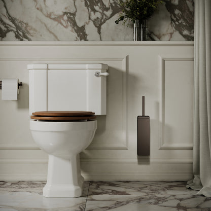 Baroque Deep Bronze Wall Mounted Toilet Brush