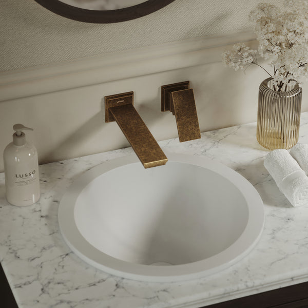 Loop Round Undermount Stone Basin 390mm - LUSSO