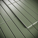 Baton Mosaic Gentle Sage Green Matte Porcelain Mosaic Tile Sample