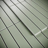 Baton Mosaic Soft Pear Green Matte Porcelain Mosaic Tile Sample
