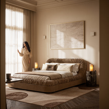 Ciara Alabaster & Brushed Gold Table Lamp