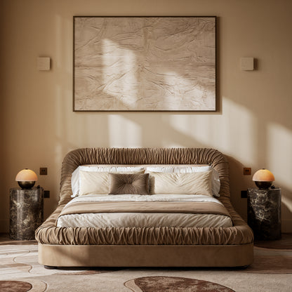 Gia Alabaster & Burnished Brass Table Lamp