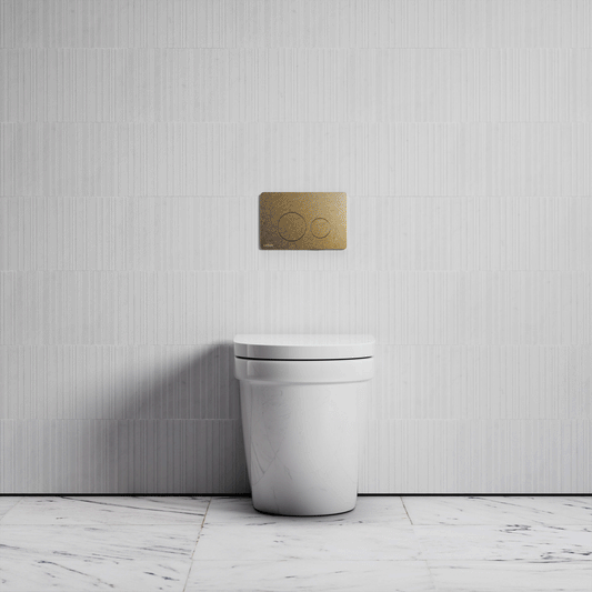 Berkeley Traditional Back to Wall Rimless Toilet with Concealed Cistern and Round Flush Plate