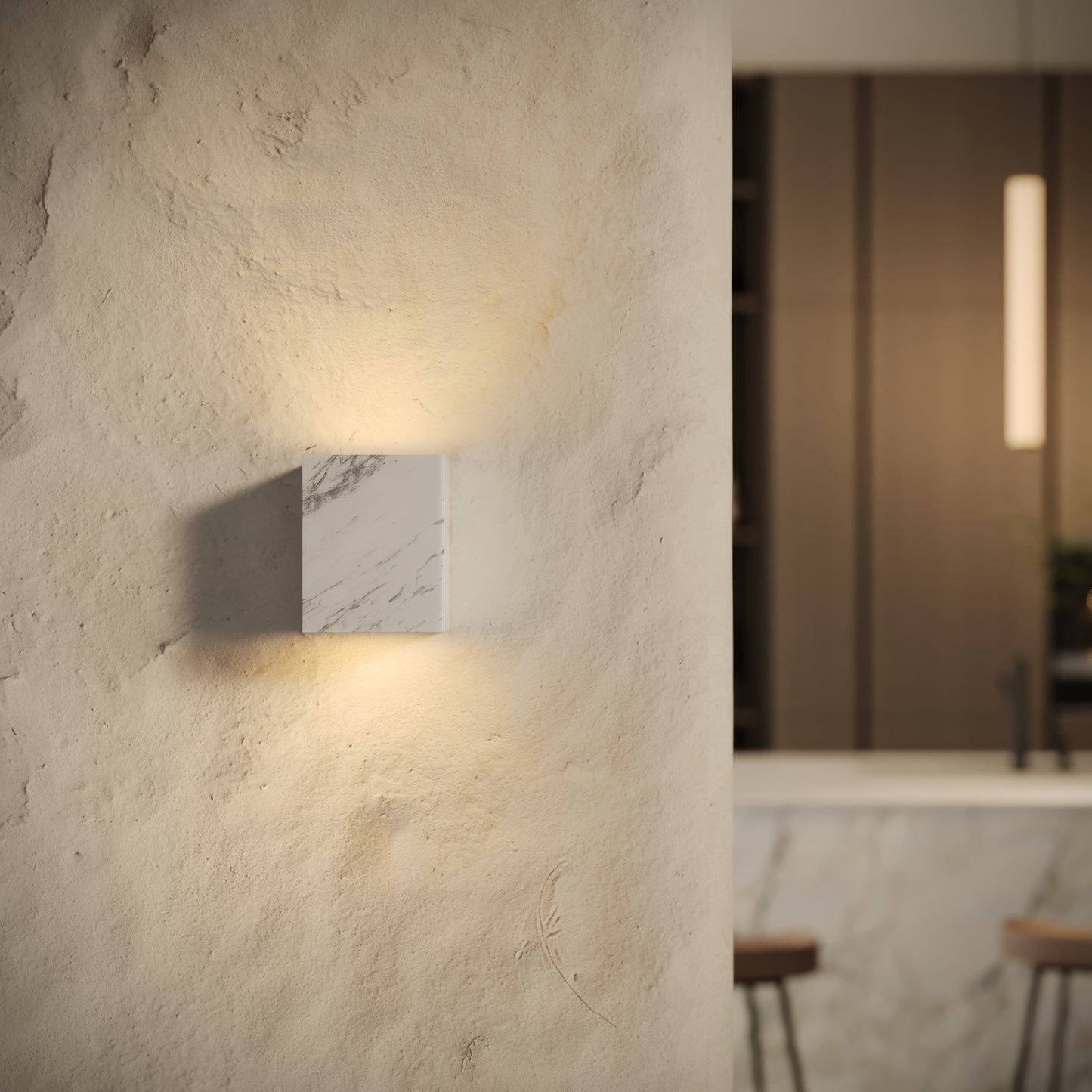 Cassia Volakas Wall Sconce Light 150mm