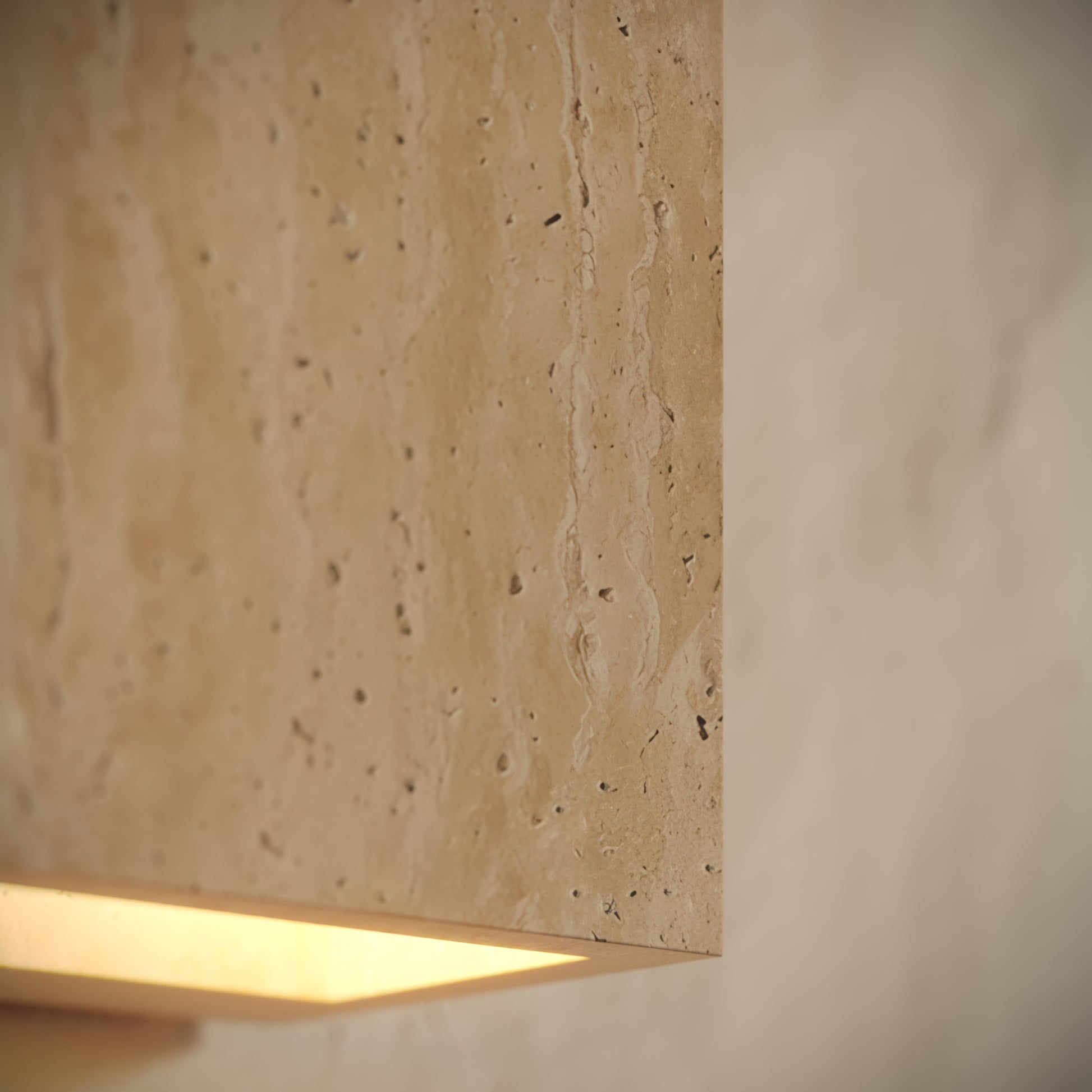 Cassia Travertine Wall Sconce Light 150mm
