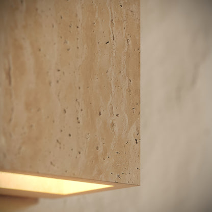 Cassia Travertine Wall Sconce Light 150mm
