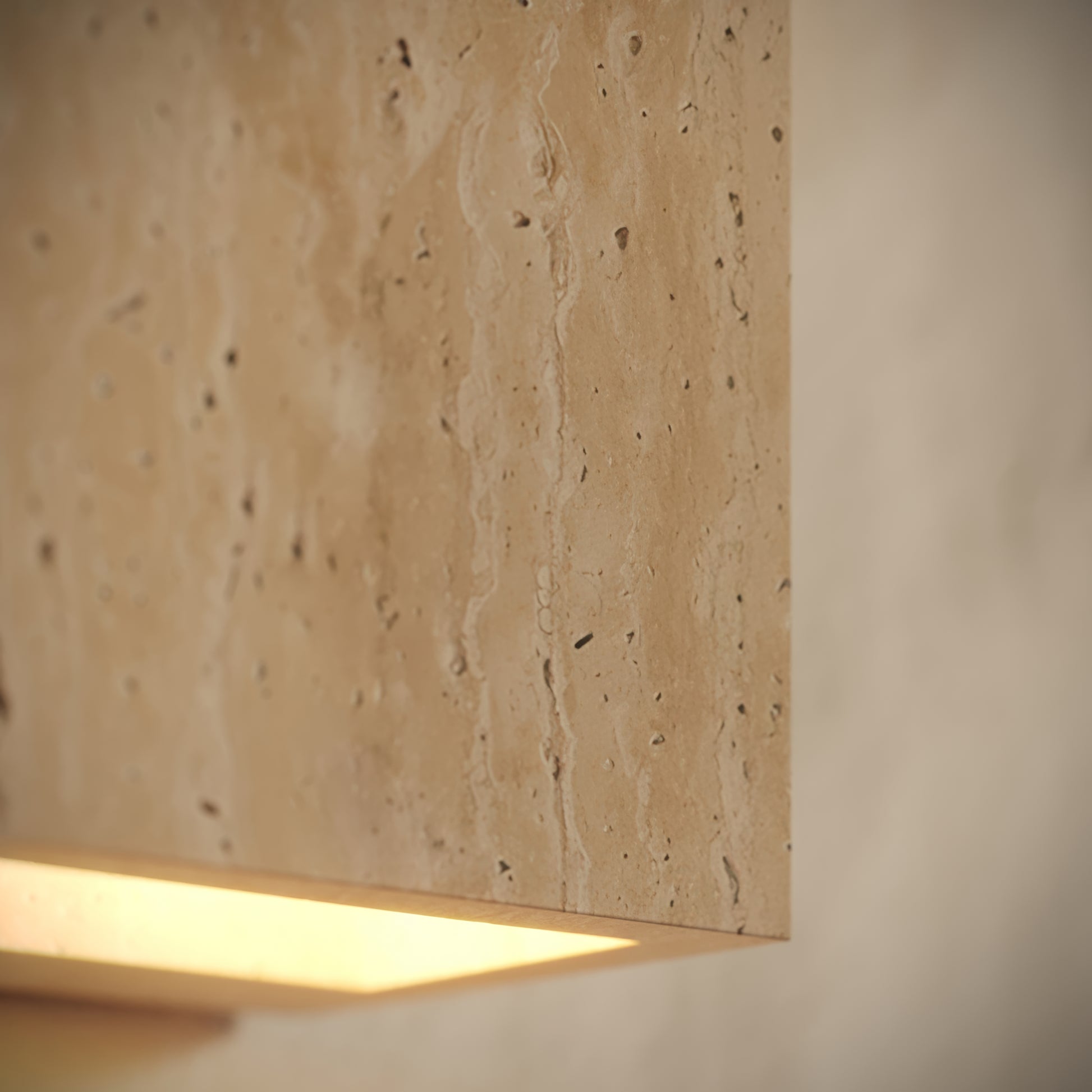 Cassia Travertine Wall Sconce Light 120mm