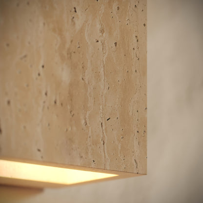 Cassia Travertine Wall Sconce Light 120mm