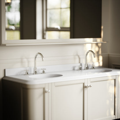 Connaught & Charsley Polished White Upstand 1600mm
