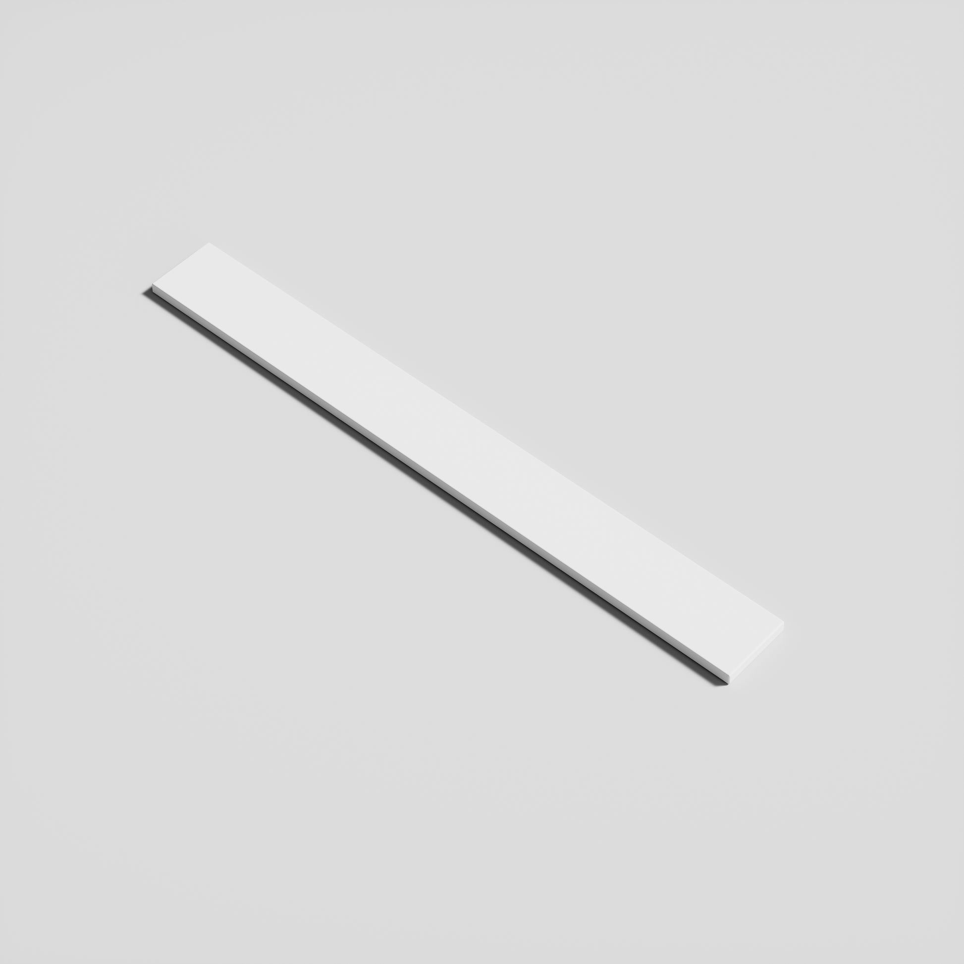 Connaught & Charsley Polished White Upstand 800mm