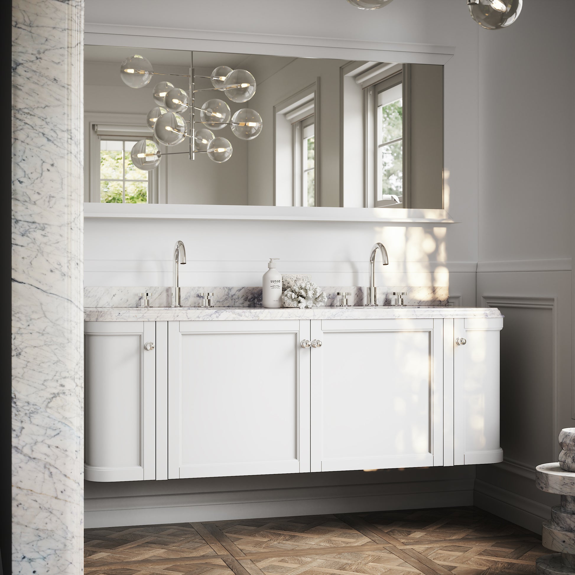 Charsley Wall Mounted Vanity Unit 1600mm