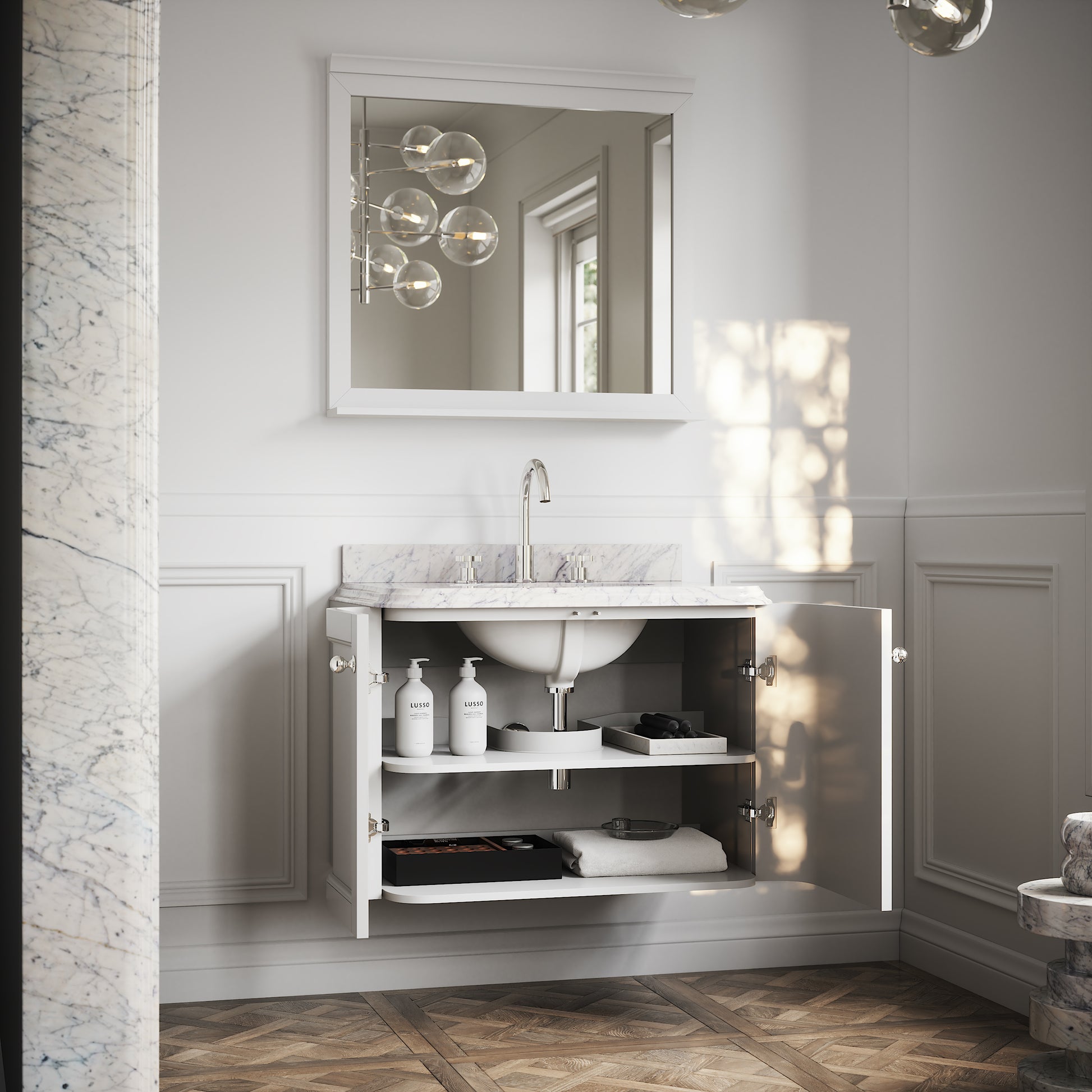 Charsley Wall Mounted Vanity Unit 800mm
