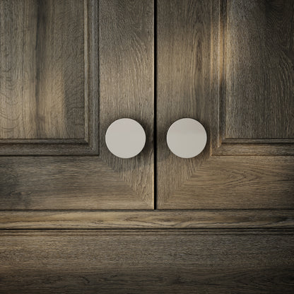 Chester Polished Nickel Hammered Cabinet Door Knob