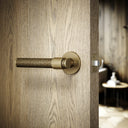 Chester Aged Bronze Hammered Lever Door Handles