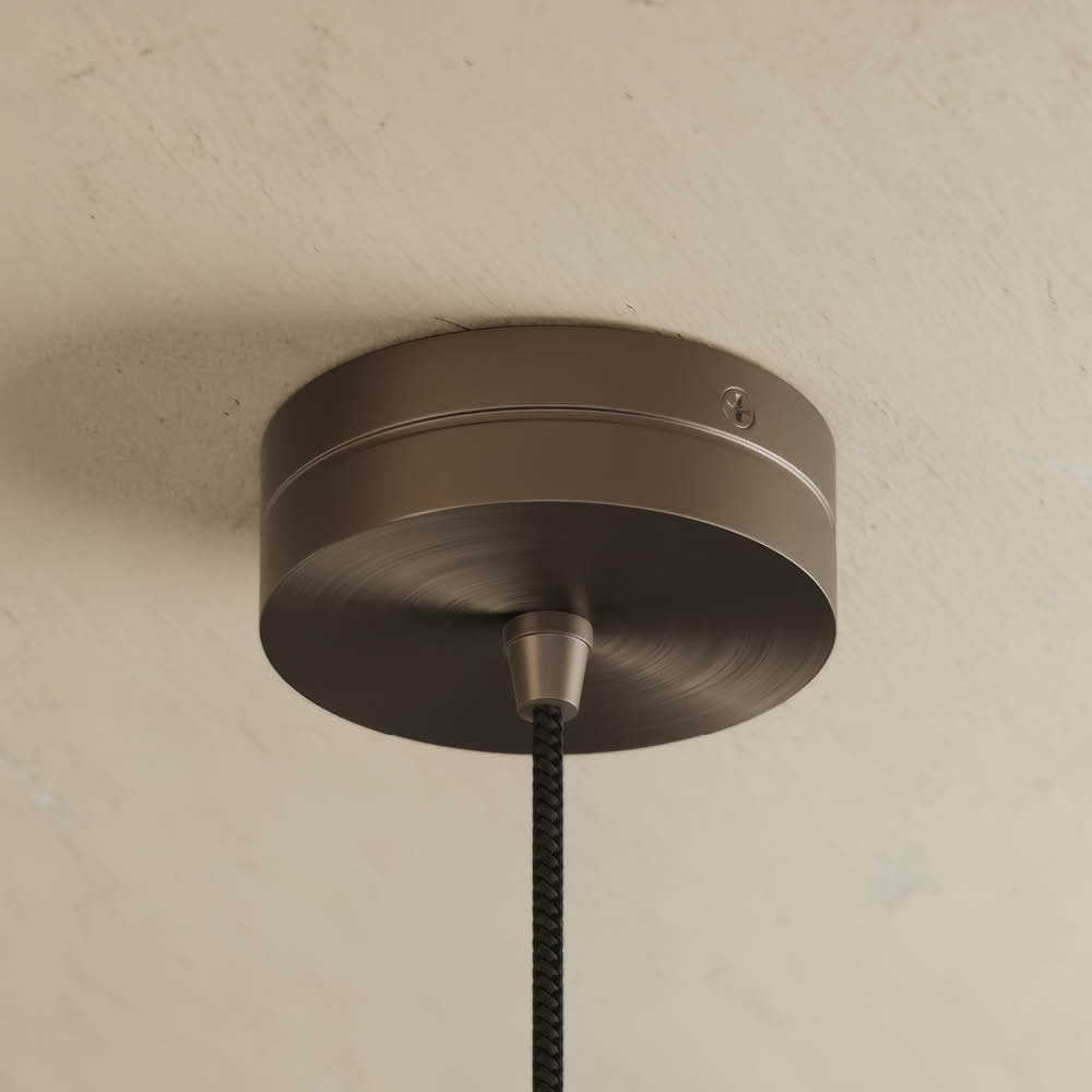 Lucente Alabaster IP20 LED Pendant Light Deep Bronze 1000mm