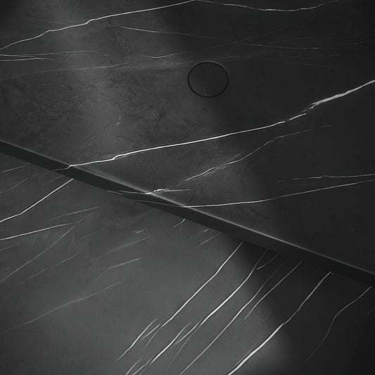 Levitare Pietra Grey Marble Ultra Thin Wall Mounted Basin 1200mm (Offset Waste)