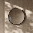 Cheval Grey Oak Round Mirror with LED and Demister 600mm