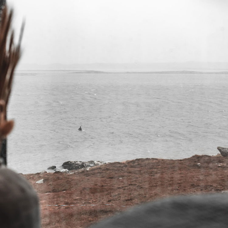 Ocean view on a foggy day