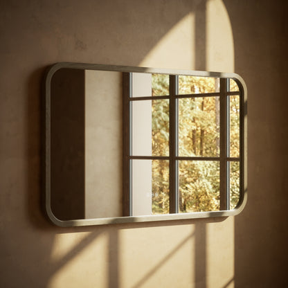 La Maison White Oak Backlit LED & Demister Mirror 1200mm