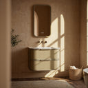 La Maison White Oak Rattan Wall Hung Vanity Unit 800mm