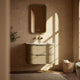 La Maison White Oak Rattan Wall Hung Vanity Unit 800mm