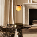 Amelie Alabaster & Burnished Brass Table Lamp