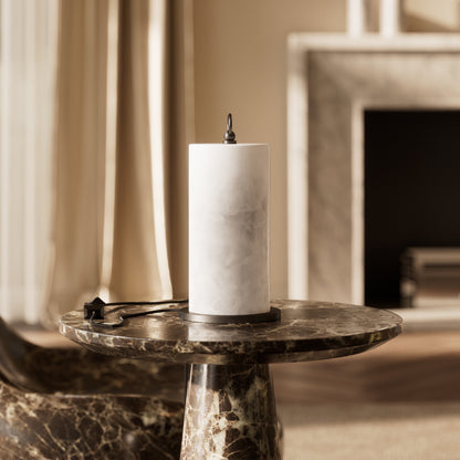 Ciara Alabaster & Deep Bronze Table Lamp