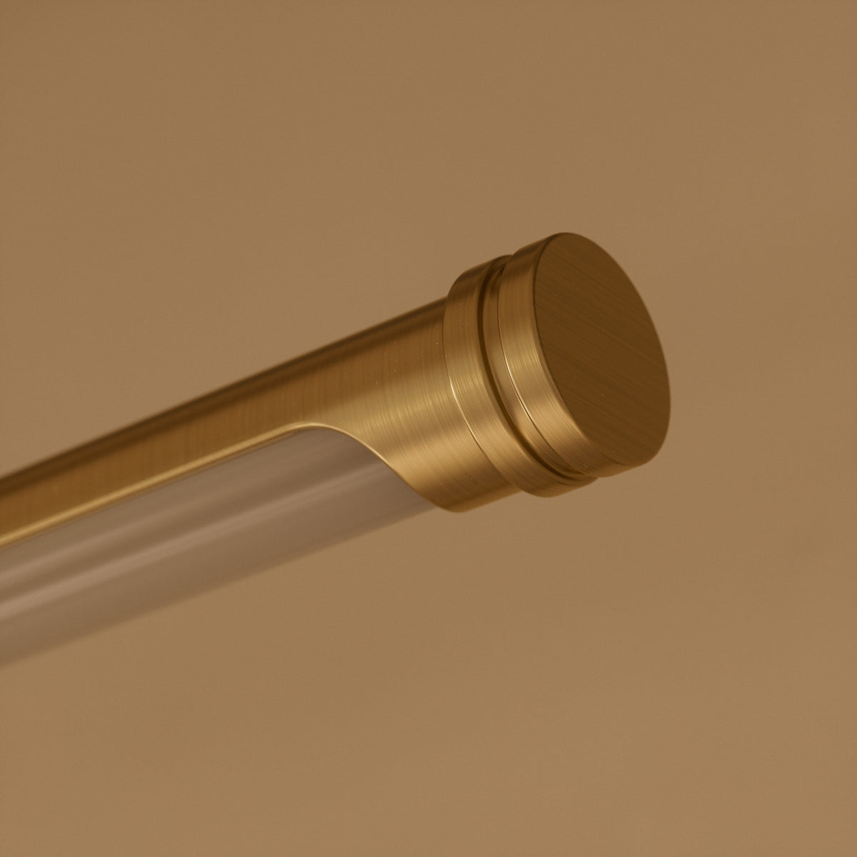 Louvre Brushed Gold Dimmable LED Picture Light 300mm
