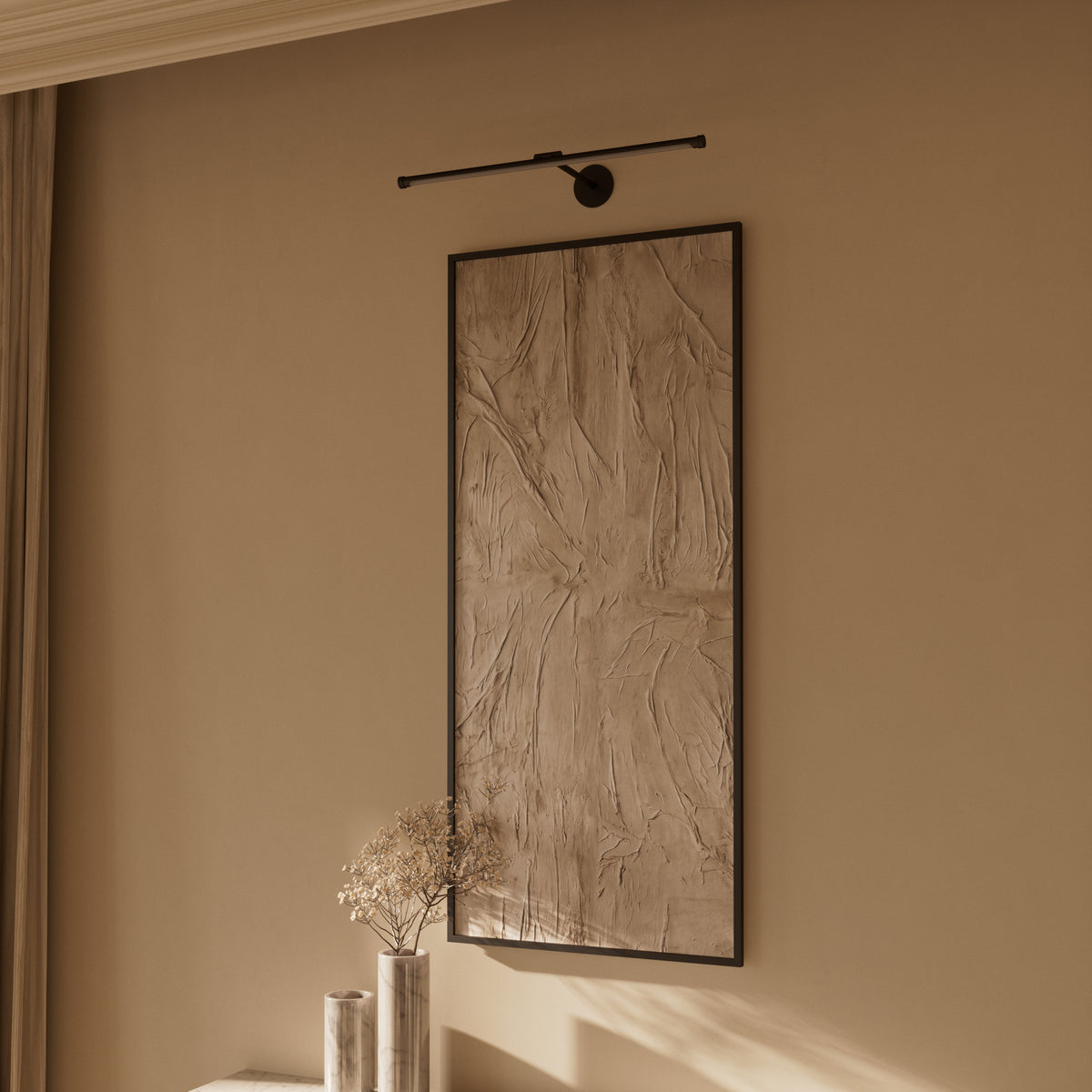 Louvre Deep Bronze Dimmable LED Picture Light 600mm