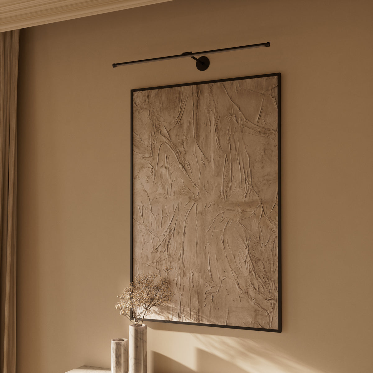 Louvre Deep Bronze Dimmable LED Picture Light 900mm