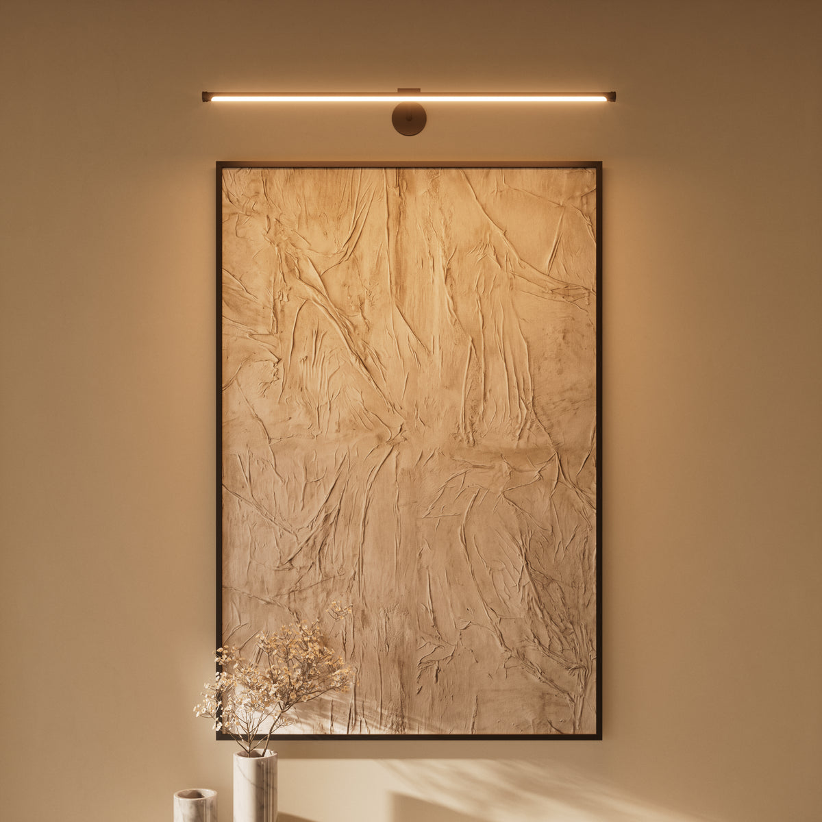 Louvre Deep Bronze Dimmable LED Picture Light 900mm
