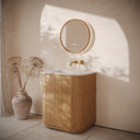 Cheval Natural Oak Floorstanding Vanity Unit with Basin 800mm