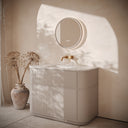 Cheval Velvet Beige Floorstanding Vanity Unit with Basin 1200mm