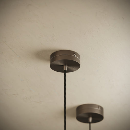 Cascata Alabaster LED Pendant Light Deep Bronze 1000mm