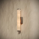 Alabastro Alabaster LED IP44 Wall Sconce Light With Deep Bronze Fittings 400mm