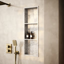 Almara Carrara Marble Bathroom Shower Niche 900mm