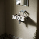 Artista Calacatta Viola Marble Wall Hung Basin