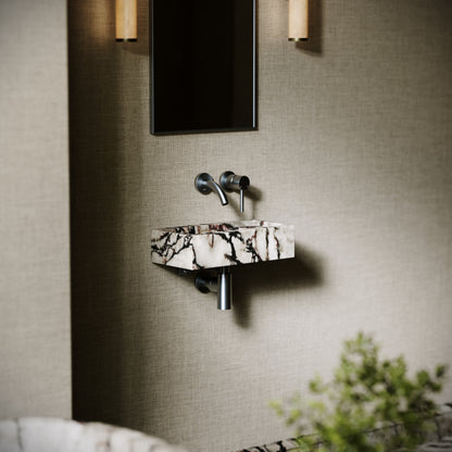 Artista Calacatta Viola Marble Wall Hung Basin